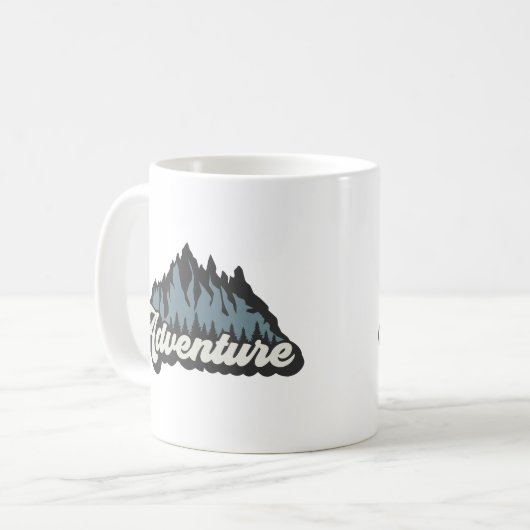 Mug Montagnes d'aventure (Devant gauche)