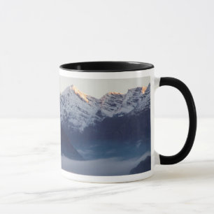 Mug Montagnes De La Rivière Hex À Sunrise, Western C