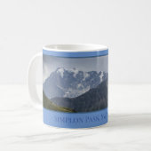 Mug Montagnes du col Simplon, Suisse (Devant gauche)