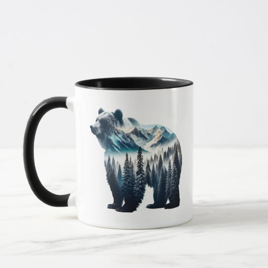 Mug Montagnes et forêts de grizzlis (Gauche)
