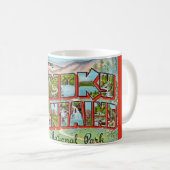 Mug Montagnes fumées vintage (Devant droit)