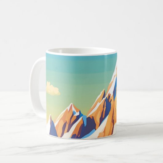 Mug Montagnes majestueuses (Devant gauche)