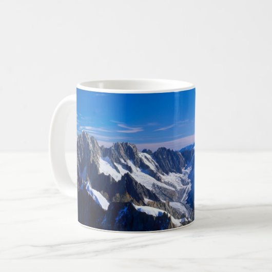 Mug Montagnes | Mont Blanc, Alpes européennes (Devant gauche)