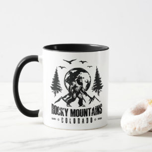 Mug Montagnes Rocheuses Colorado Bigfoot Randonnée Vin