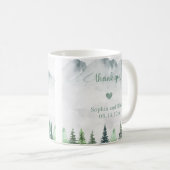 Mug Montagnes rustiques et Merci forestier (Devant droit)