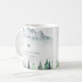 Mug Montagnes rustiques et Merci forestier (Devant gauche)