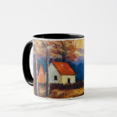 Mug Montagnes violettes (Devant gauche)