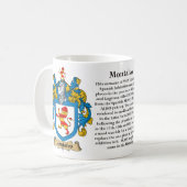 Mug Montalvo, l'origine, la signification et la crête (Devant gauche)