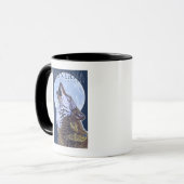 Mug Montana — Big Sky CountryHowling Wolf (Devant gauche)