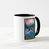 Mug MontanaBlue Ribbon Pêche à la volée (Devant droit)