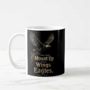 Mug Montée chrétienne avec des ailes comme les aigles