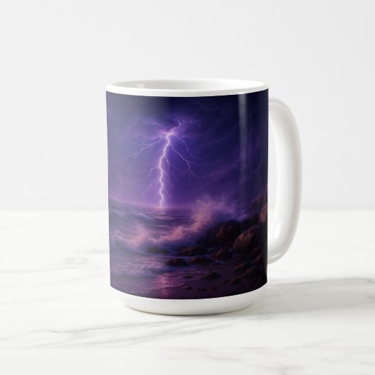 Mug Montée de la lune de tempête (Devant droit)