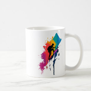Mug Montée en couleur Montagnard Grimpeur Randonnée Mo