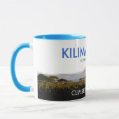 Mug Montée personnalisée du mont Kilimandjaro (Gauche)