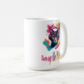 Mug Monter la méowsic - meilleure musique de chat colo (Devant droit)