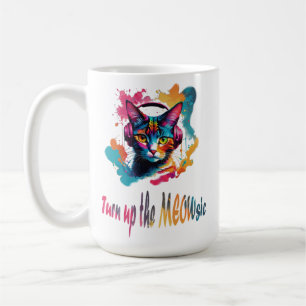 Mug Monter la méowsic - meilleure musique de chat colo