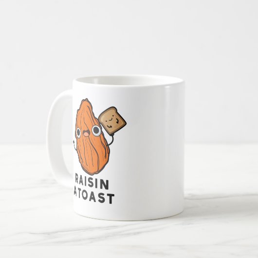 Mug Monter Un Jeu De Nourriture Drôle Du Toast (Devant gauche)