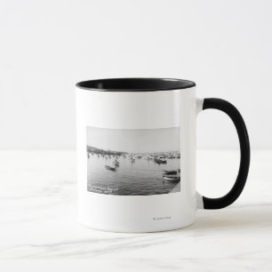Mug Monterey, CA - Baie avec des centaines de bateaux