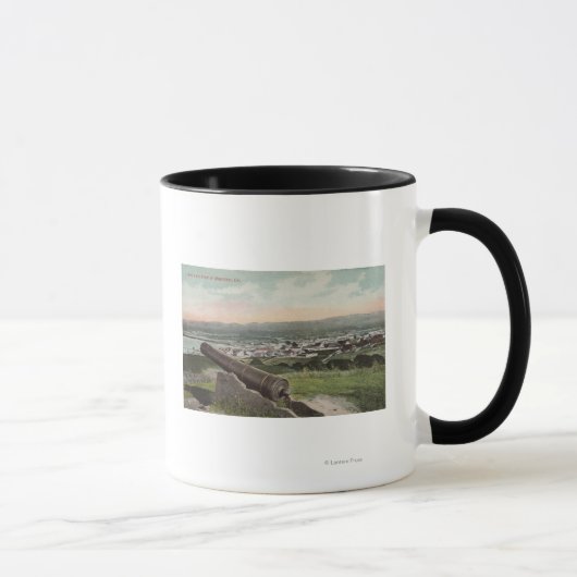 Mug Monterey, CA - Oiseau's Eye View de Monterey (Droite)