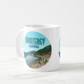 Mug Monterey California Pacific Coast Highway Vintage (Devant gauche)