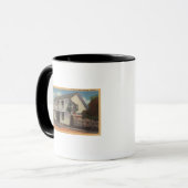 Mug Monterey, Californie Vue de la vieille station bal (Devant gauche)