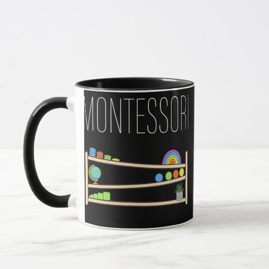 Mug Montessori pour enseignant Montessori Education (Gauche)