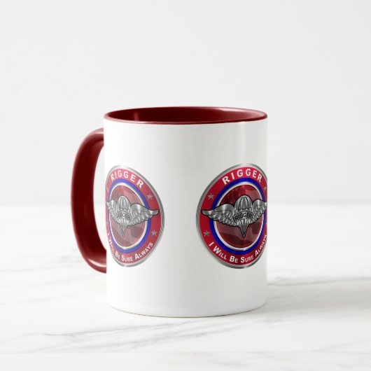 Mug Monteur de parachute (Devant gauche)