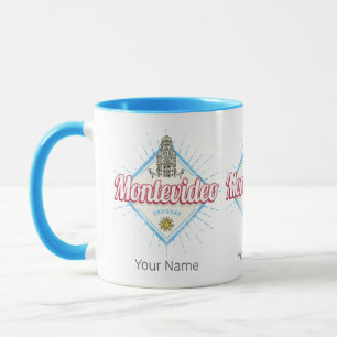 Mug Montevideo City Uruguay Palacio Salvo Souvenir
