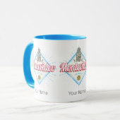 Mug Montevideo City Uruguay Palacio Salvo Souvenir (Devant gauche)