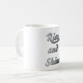 Mug Montez et brillez (Devant gauche)