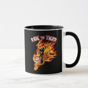 Mug Montez Le Tigre Vintage Illustration Métal Lourd