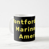 Mug Montford Point Marines Of America, nom des cadeaux (Devant gauche)