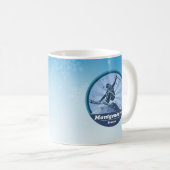 Mug Montgenèvre Station de ski - Skieur (Devant droit)