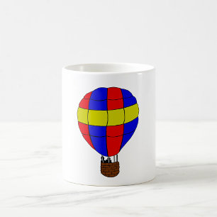 Mug Montgolfière rouge, bleue et jaune