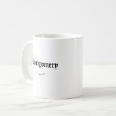 Mug Montgomery Alabama Police d'écriture noire (Devant gauche)