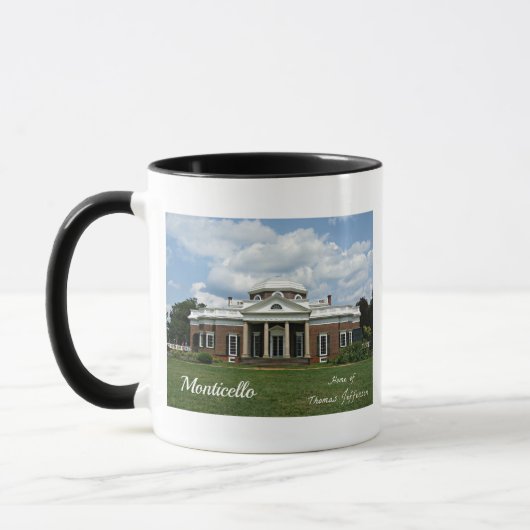 Mug Monticello, Maison de Thomas Jefferson (Gauche)