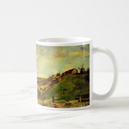 Mug Montmartre : Carrière, les moulins par Vincent van (Droite)