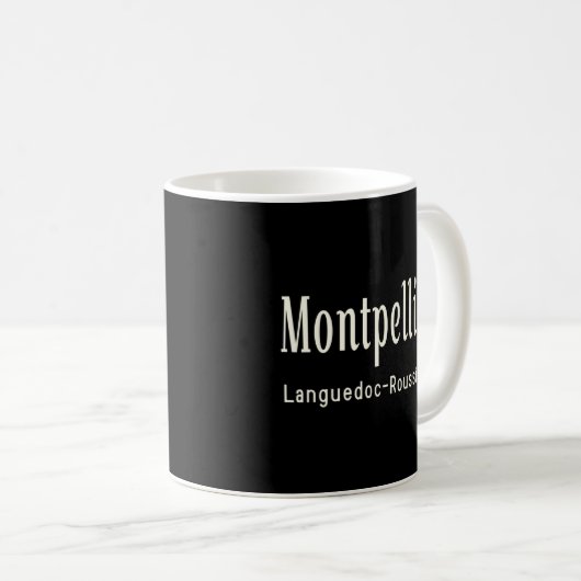 Mug Montpellier Languedoc-Roussillon (Devant droit)