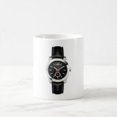 Mug Montre Chronographe Noire de luxe Timepiece élégan (Centre)