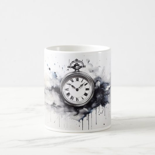 Mug Montre minimaliste (Centre)