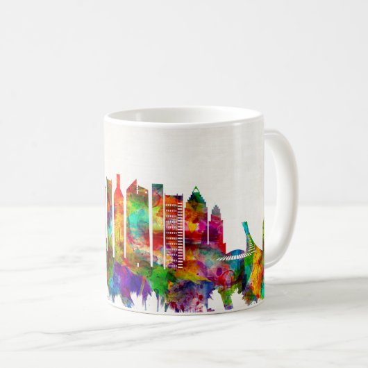 Mug Montréal Canada Skyline (Devant droit)