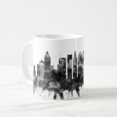 Mug Montréal Canada Skyline BW (Devant gauche)