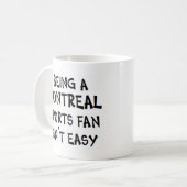 Mug montreal sports fan, being (Devant gauche)