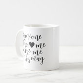Mug Montrer l'amour pour maman mignonne Typographie (Devant gauche)