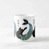 Mug Montrer le chat du doigt de sirène (Centre)