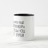 Mug Montrez-moi vos bobbers je vous montrerai ma pêche (Centre)