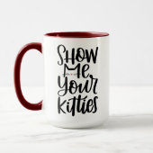 Mug Montrez-Moi Vos Cravates, Le Design Entrelacé À La (Gauche)