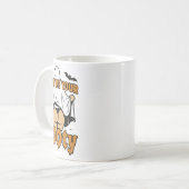 Mug Montrez-Moi Votre Fantôme Boo Retro Éffrayant Hall (Devant gauche)