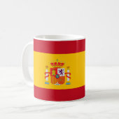 Mug Montrez vos couleurs - Espagne (Devant gauche)