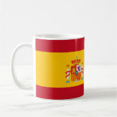Mug Montrez vos couleurs - Espagne (Gauche)